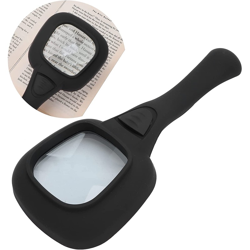 Handheld LED Magnifying Glass  6 Lighted Magnifier for Reading & Inspection