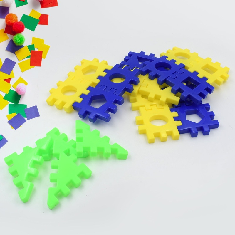 Multi-Color Educational Building Blocks Set for Kids Aged 3-12 – 4 Pc & 12 Pc Options, Perfect Gift for Boys and Girls