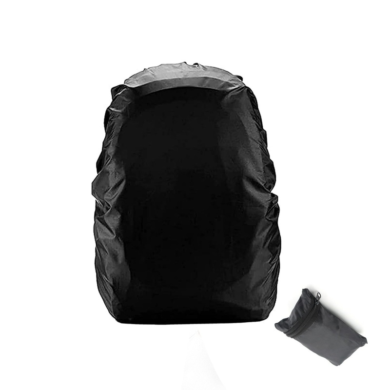 Heavy Waterproof Nylon Rain Cover/Dust Cover – Elastic Adjustable for Laptop Bags and Backpacks, School Bag Waterproof Cover, Dust Proof, Backpack, Laptop Bag Cover (1Pc)