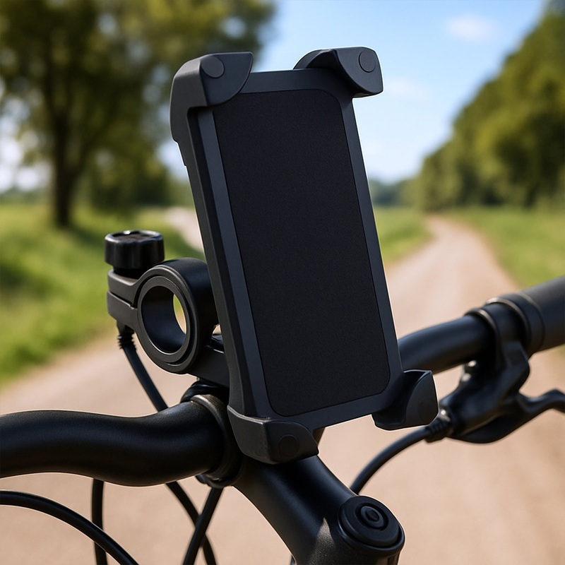 Bike Phone & Mobile Mount Anti Shake and Stable Cradle Clamp with 360 Rotation