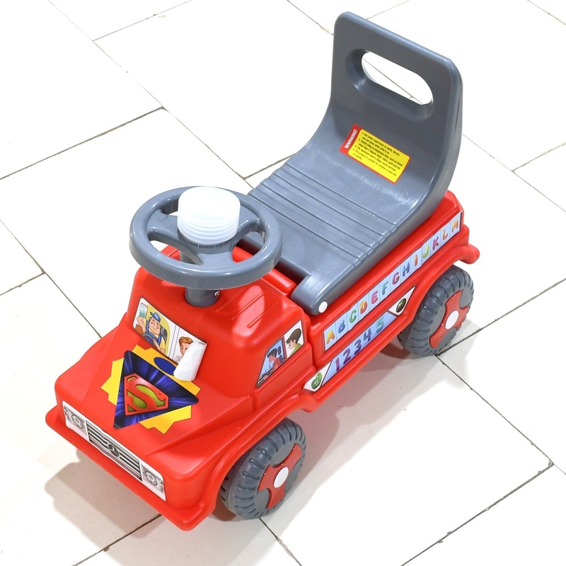 Kids Baby Ride-On Push Car with Musical Horn & Backrest  Perfect Toy for Toddlers